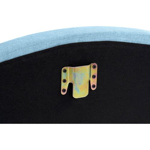 Tête De Lit Capitonnée Bleu Ciel Élégante