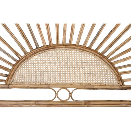 Tête De Lit Rotin Design Soleil Pour Chambre Élégante