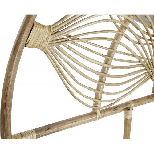 Tête De Lit Élégante En Rotin Marron Mesitas