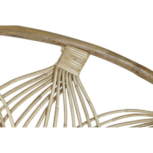 Tête De Lit Élégante En Rotin Marron Mesitas