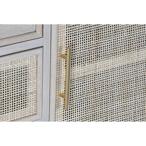 Vitrine En Paulownia Élégance Naturelle Avec Rangements