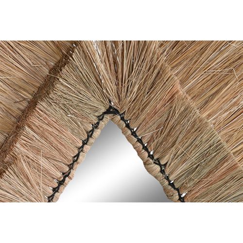 Miroir Élégant Larme En Jute Pour Déco Chic