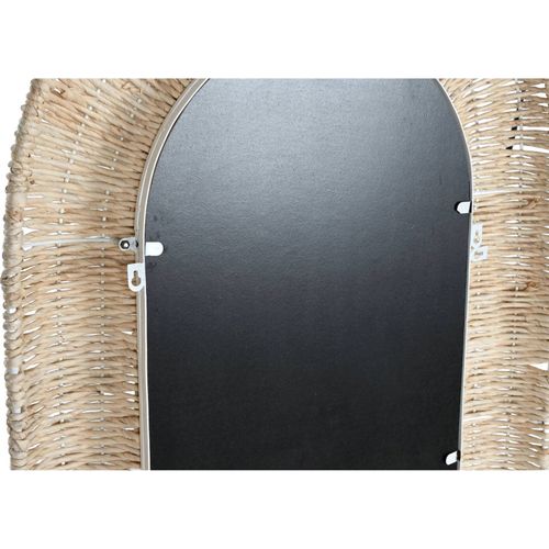 Miroir Ovale En Fibres Naturelles Pour Déco Zen