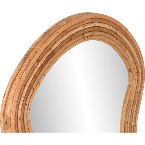 Miroir Mural En Rotin Pour Charme Naturel Et Élégant