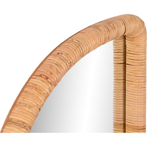 Miroir Élégant En Rotin Pour Intérieur Chic Et Naturel