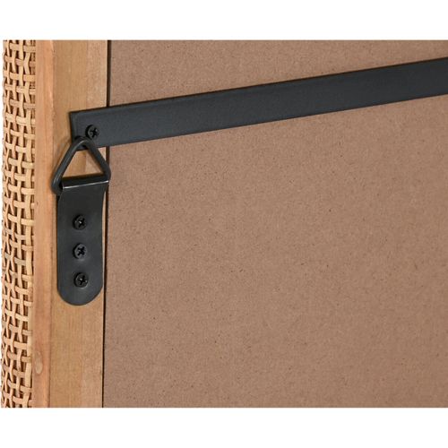 Miroir Élégant Rotin Naturel Pour Déco Chic