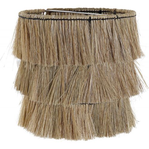 Abat-jour Mural Chic En Jute à Franges Dorées