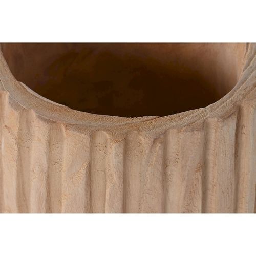 Cache-pot Bois Sculpté Paulownia Élégant Et Intemporel