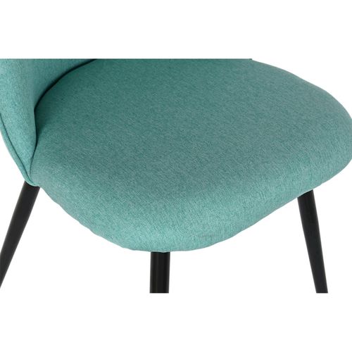 Chaise De Cuisine Élégante En Polyester Blanc