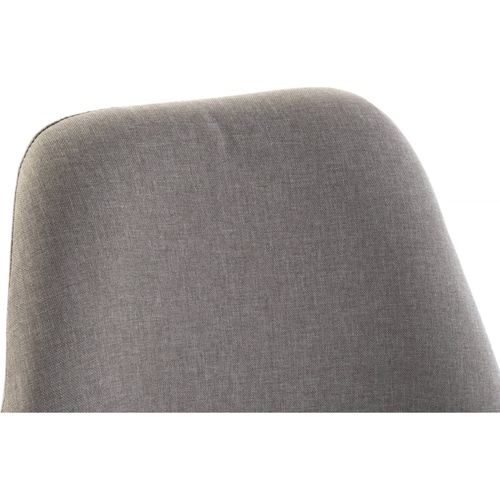 Chaise De Cuisine Élégante Blanche En Polyester Et Hêtre