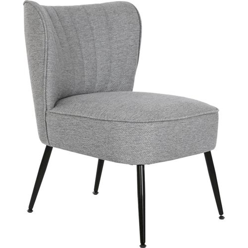 Fauteuil Gris Élégant Et Confort En Polyester