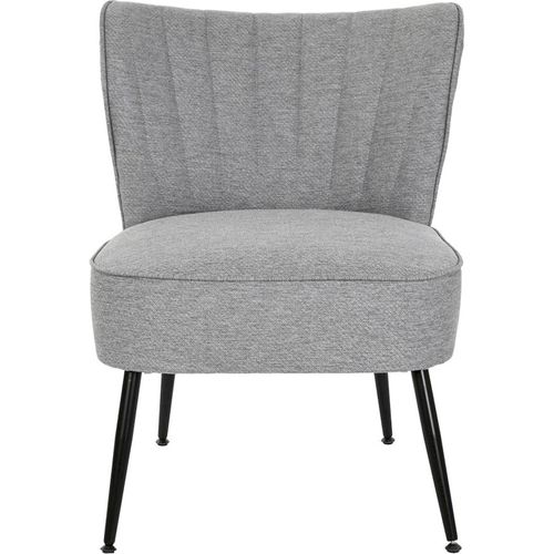 Fauteuil Gris Élégant Et Confort En Polyester