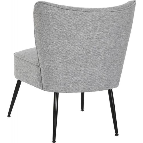 Fauteuil Gris Élégant Et Confort En Polyester