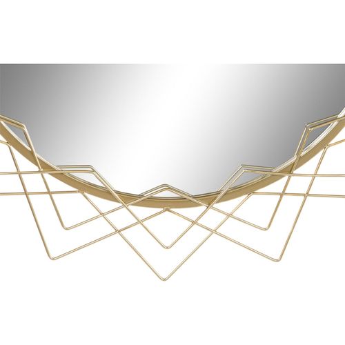 Miroir Élégance Géométrique Dorée Pour Intérieur Chic