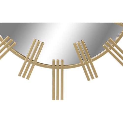 Miroir Doré Design En Métal Fini Élégant