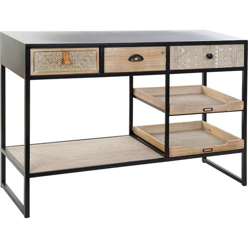 Console Élégante Bois Et Métal Pour Entrée Chic