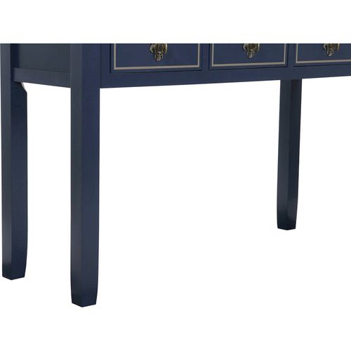 Console Bleu Marine Élégante Avec Rangement Pratique