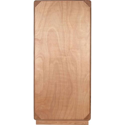 Armoire En Chêne Et Rotin Finition Élégante