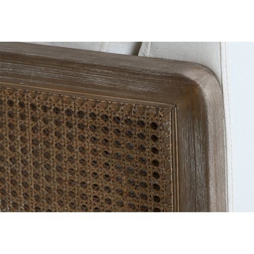 Fauteuil Élégant En Rotin Blanc Pour Salon Cosy