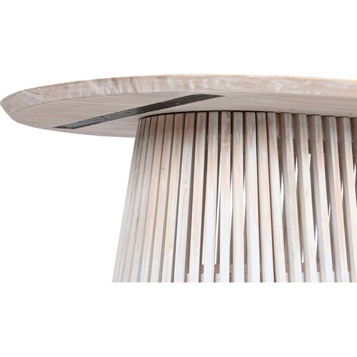 Table à Manger Ovale Style Épuré Blanche Meti