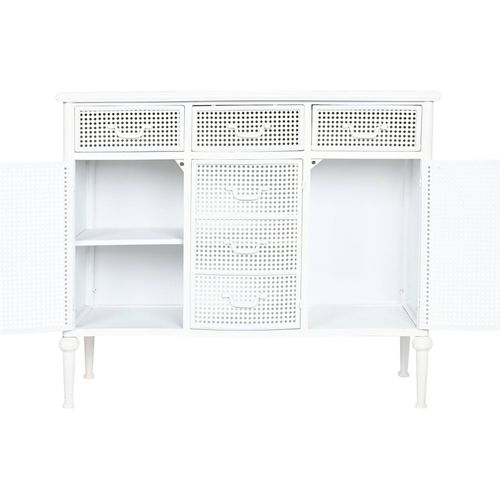 Buffet Blanc Design Épuré Pour Salon Élégant