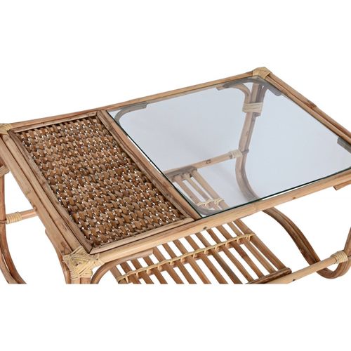 Table Basse Élégance Naturelle En Rotin Et Bambou