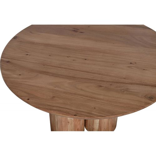 Table Basse Élégante En Acacia Pour Salon Moderne