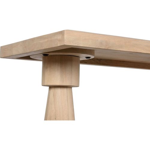 Console Bois Naturel Élégance Pour Entrée