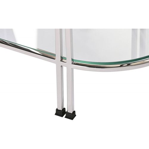 Table D'appoint Chic Et Design En Chrome Épuré