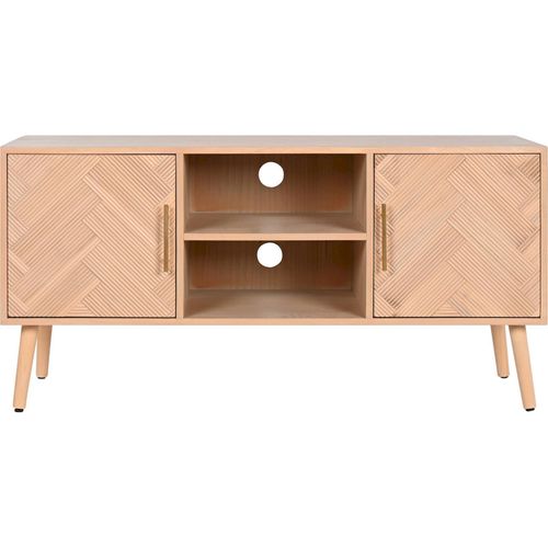 Meuble TV Chic En Paulownia Pour Salon Moderne