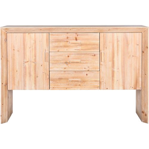 Buffet Bois Naturel Élégant Pour Salon Chic