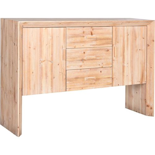 Buffet Bois Naturel Élégant Pour Salon Chic