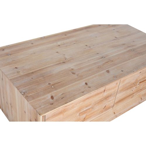 Table Basse Épicéa Naturel Pour Salon Élégant