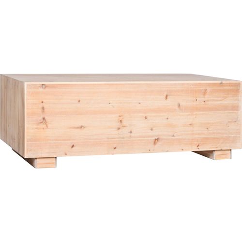 Table Basse Épicéa Naturel Pour Salon Élégant