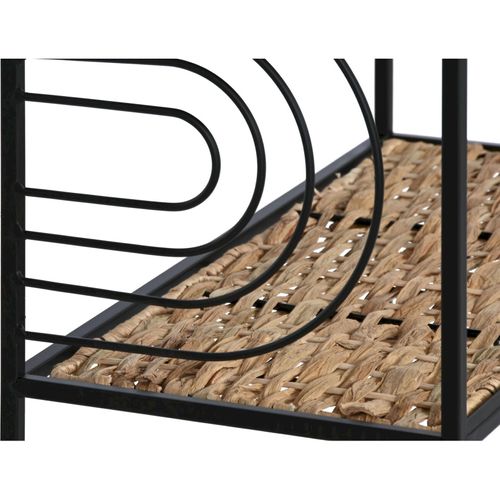 Meuble Bibliothèque Design En Métal Noir Et Bois