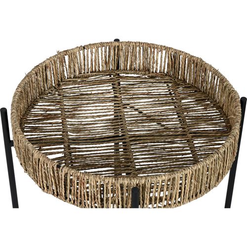 Table D'appoint Design Tressée Élégante