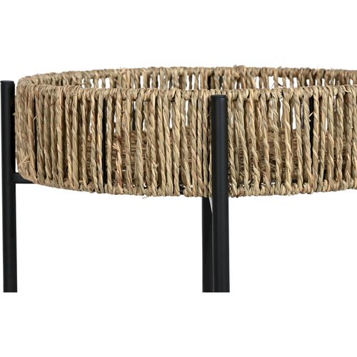 Table D'appoint Design Tressée Élégante