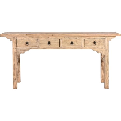 Console Élégante En Bois Pour Hall Accueillant