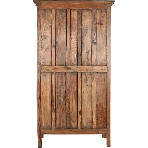 Vitrine Bois Blanc Vieilli Éco-choix Élégante