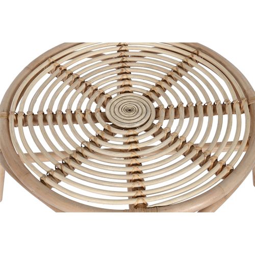 Table D'appoint Rotin Élégante Pour Ambiance Chaleureuse