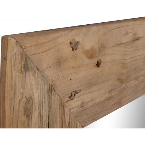 Miroir Vertical En Teck Recyclé Pour Une Déco Éco-responsable