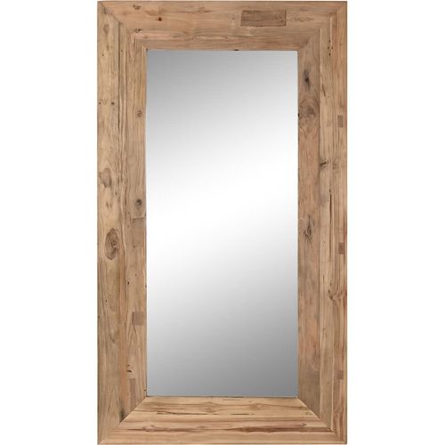 Miroir Vertical En Teck Recyclé Pour Une Déco Éco-responsable