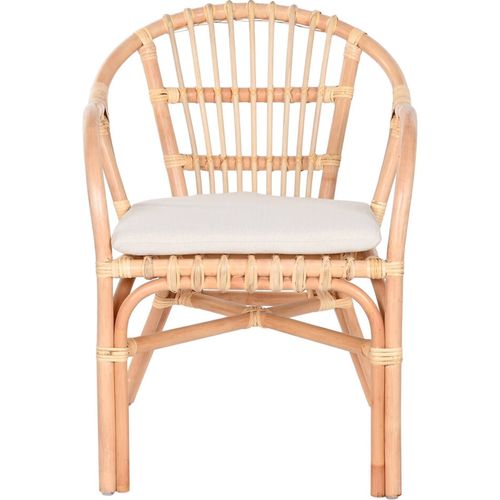 Salon De Jardin Tissu Table Rotin Naturel Authentique