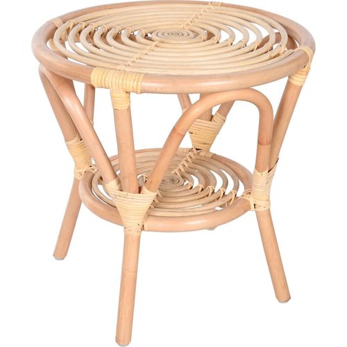 Salon De Jardin Tissu Table Rotin Naturel Authentique