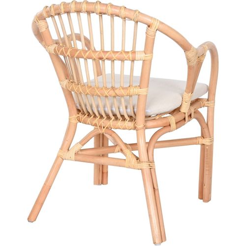 Salon De Jardin Tissu Table Rotin Naturel Authentique