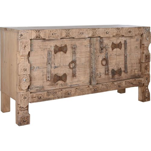 Buffet Élégant Bois Massif Pour Rangement Salon