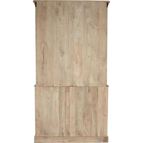 Vitrine Élégante Bois Et Verre Pour Salon Raffiné