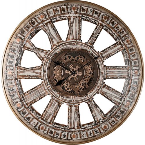 Horloge Murale Élégance Dorée Et Design Intérieur