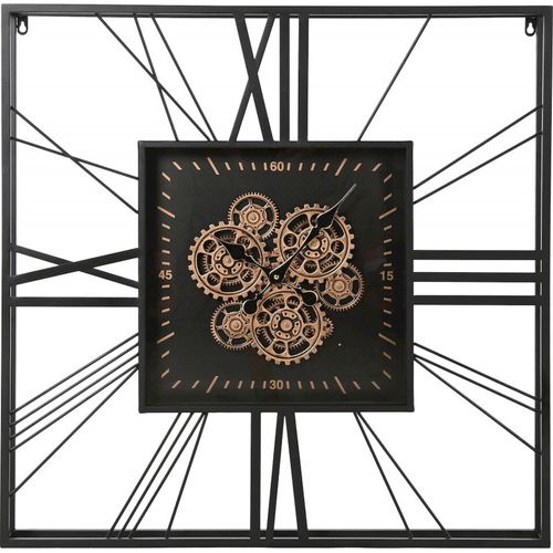 Horloge Murale Chic En Métal Pour Intérieur Élégant