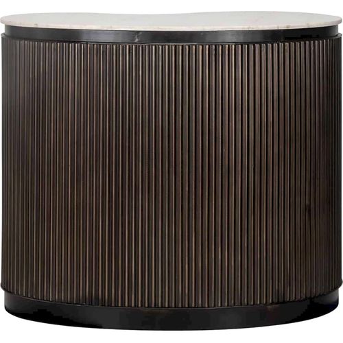 Bar Élégant Une Porte Fer Et Marbre